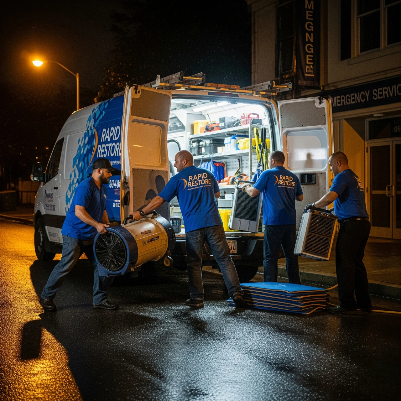 Emergency restoration services Santa Rosa – rapid response team on site