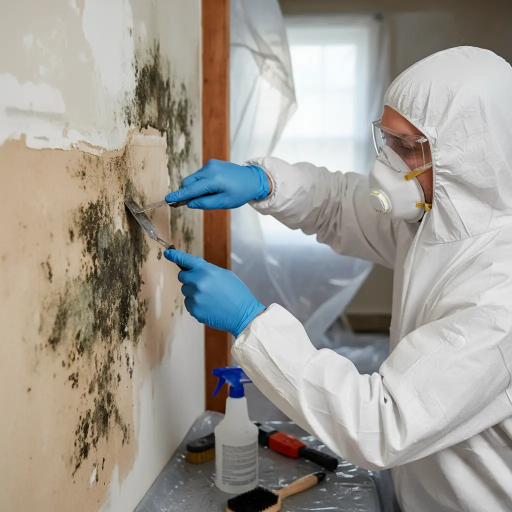 Mold removal included in water damage restoration services in Arlington, VA