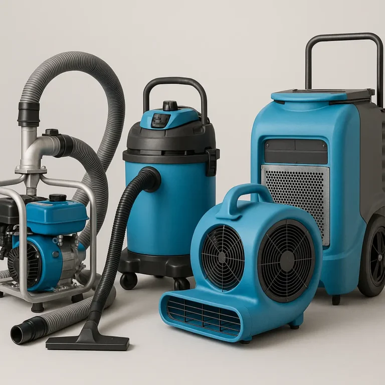 water damage restoration equipment